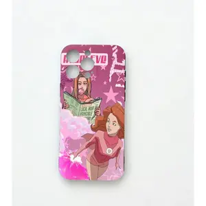 Anime/Cartoon Invincible Heroine Eve Liquid Phone Case, suitable for sizes 12, 13, 14, 15, 16, and 17. Skin-friendly, soft, full-coverage, drop-proof, and smooth protective case.