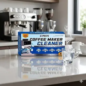2026 Deep-Cleaning Descaler Tablets, All-Purpose Home Care for Drip & Espresso Makers, Coffee Machine Pot Descaling Tabs