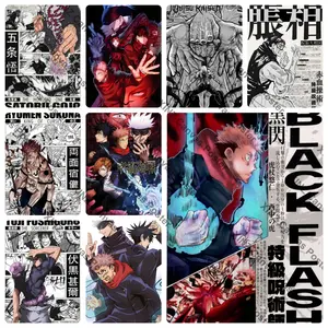 Epic 'Jujutsu Kaisen' Canvas Poster Iconic scenes and characters from the animemanga, featuring Satoru Gojo, Yuji Itadori, Sukuna, and more. A must-have for true JJK fans and collectors, suitable for decorating the living room and bedroom.