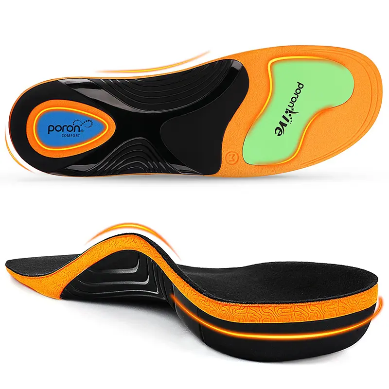 Ailaka Orthopedic Insoles | PU/TPU/GEL Cushion | Orthotic Arch Support plantar fasciitis insoles | Ultra Soft Acupoint Massage Insoles | Foot Pain Relief | Trim-Fit | Invisible Height Lift Shock Absorption Comfy