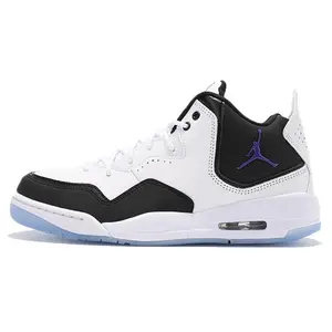 Jordan Courtside 23 Concord Leather Retro Mid-Top Basketball Shoes for Men and Women