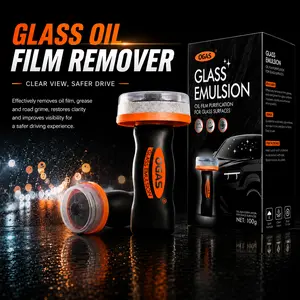 2026 Upgraded Car Windshield Oil Film Remover NO.6 – Crystal Clear Visibility for Safe Driving in Rain & Fog, Removes Oil Film Smudges & Grease, Glass Emulsion Cleaner for Car Windows & Windshield