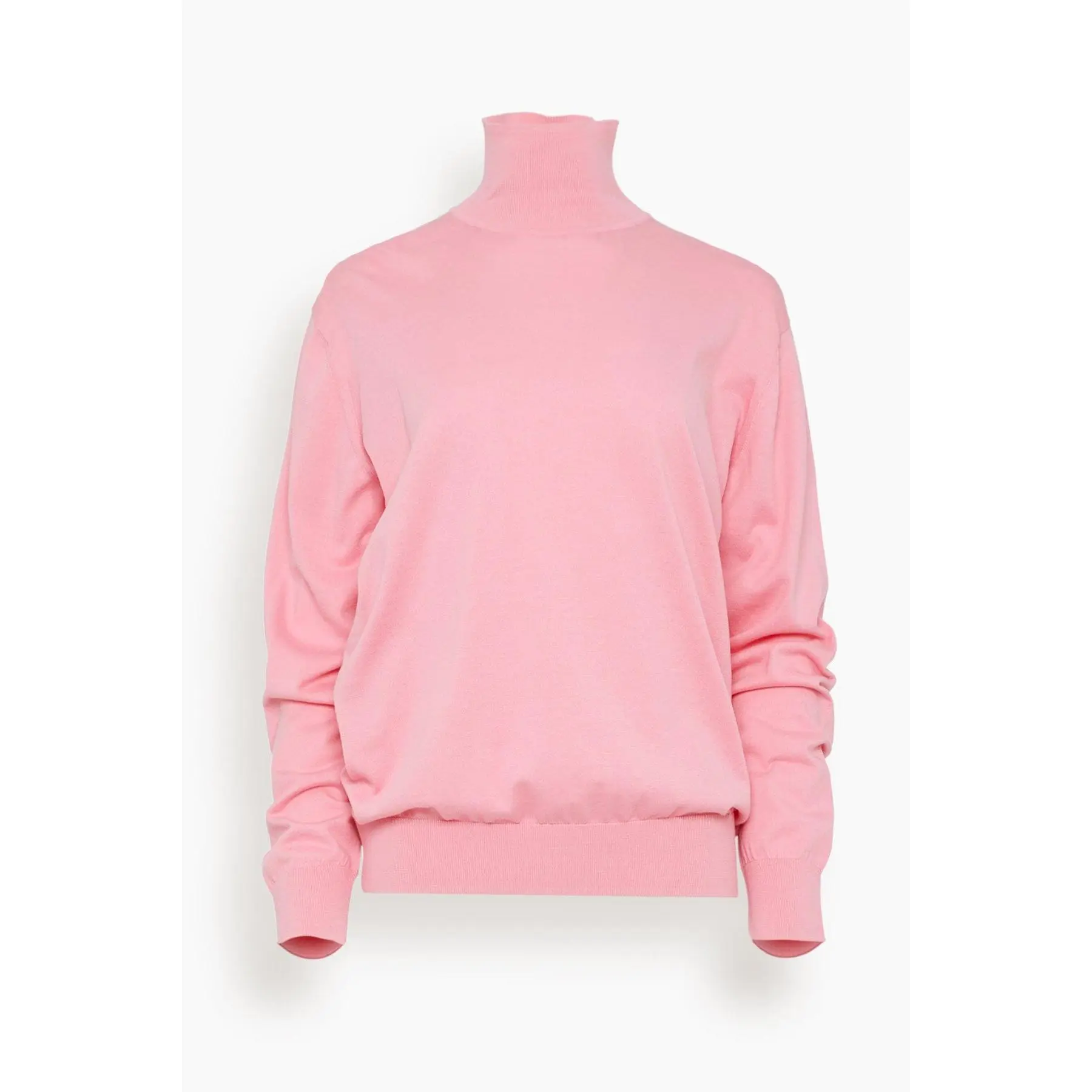 Perfect Turtleneck Pullover in Bubble Gum Pink