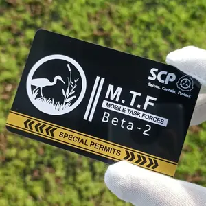 Scp Foundation Mobile Task Forces Card, Stigma-9 Tau-5 Theta-5 Upsilon-4 Beta-2 Beta-777, Collectible Item for Fans