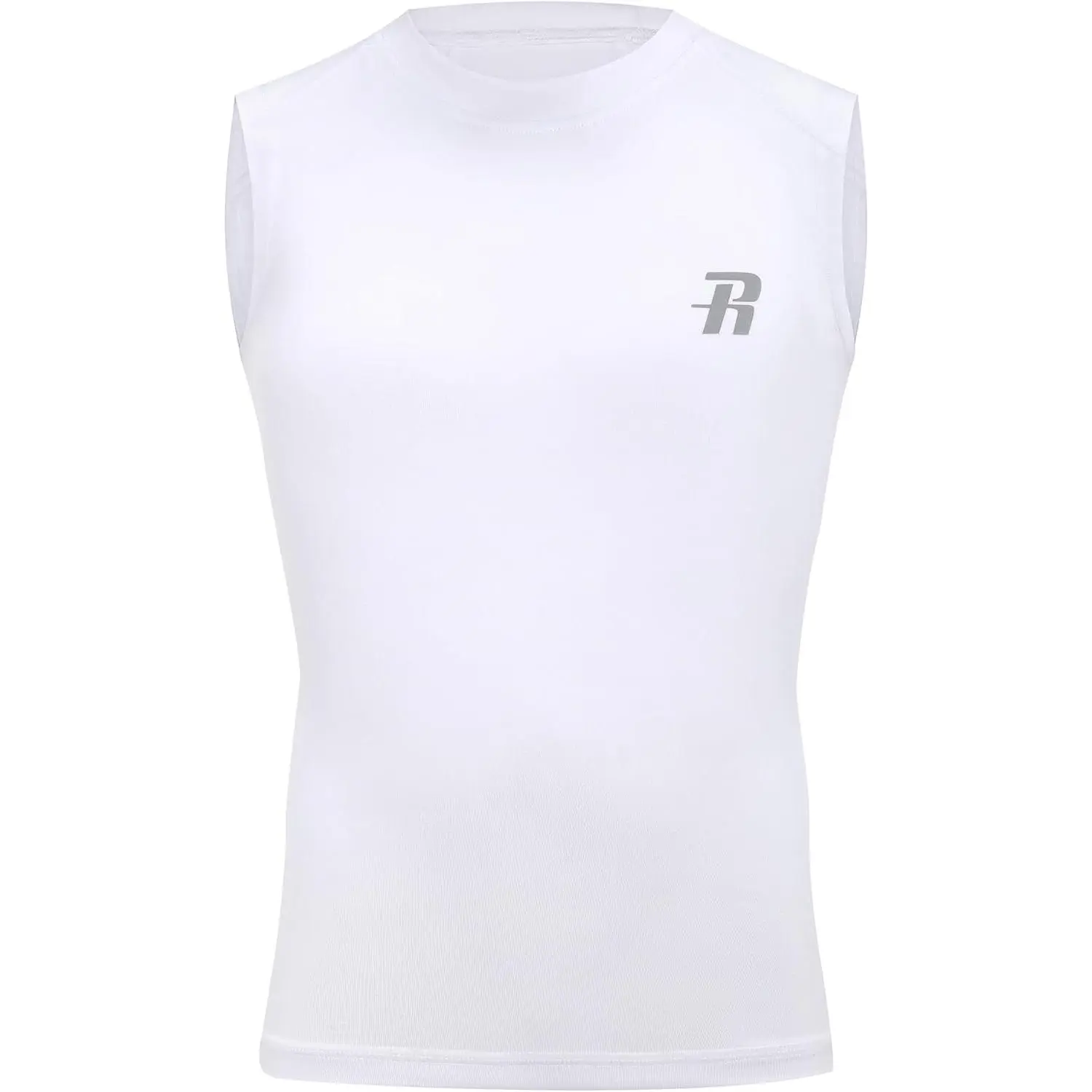 Boys Sleeveless Compression Shirt Kids Athletic Tank Tops Youth Quick Dry Undershirt for Football Basketball