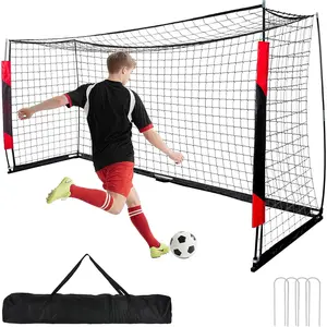 12X6FT Soccer Goal, Portable Soccer Goals for Backyard, Easy to Carry, Easy to Install, Comes with 1 Carry Bag, 4 Ground Nails, Youth and Adult  Equipment.