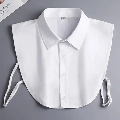 Women's Spring Autumn Solid Color Vertical Small Stand Collar, Business Fake Collar Neck Cover, Versatile Shirt Sweater Hoodie Fashion Accessory