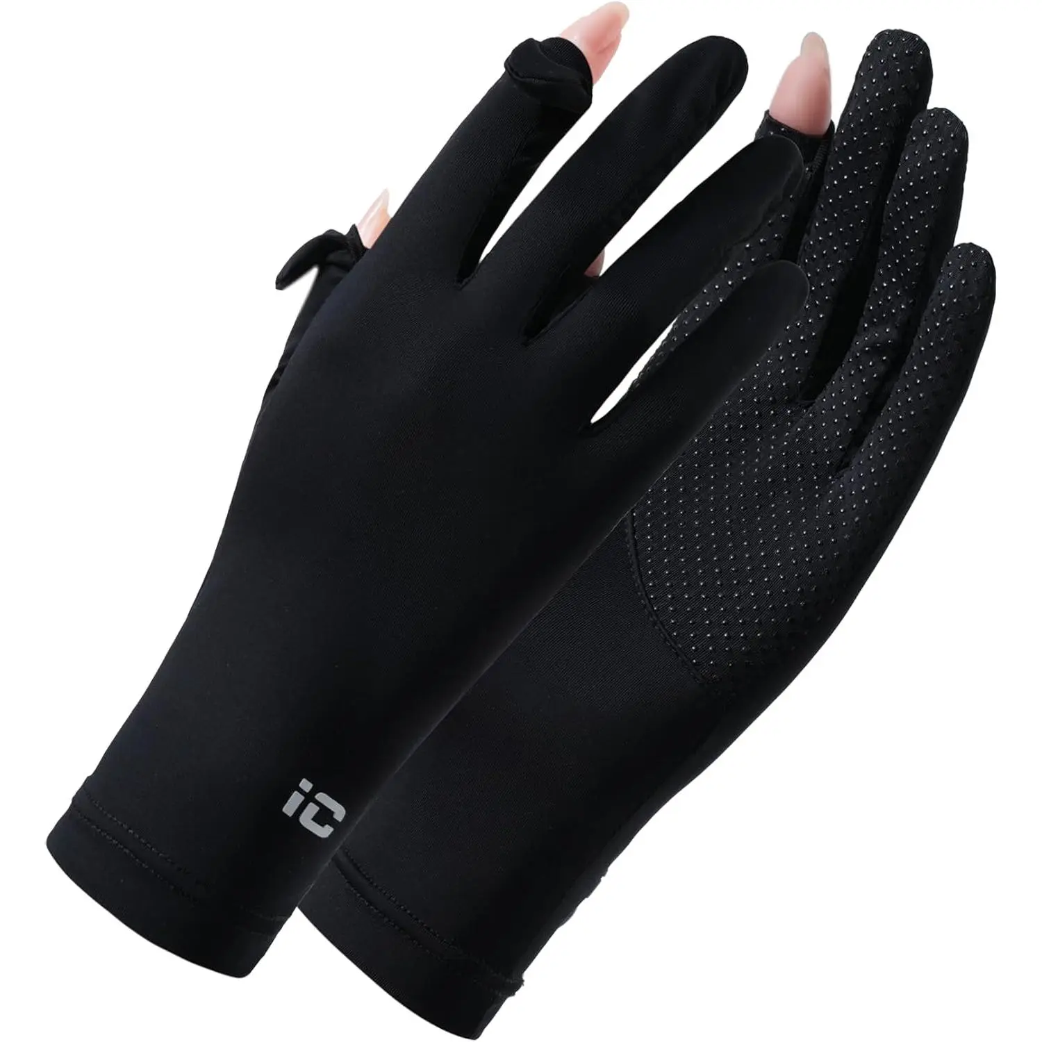 Ultra Thin Full Finger UV Protection Gloves Driving Gloves for Women, Ice Silk UV Gloves Summer Gloves
