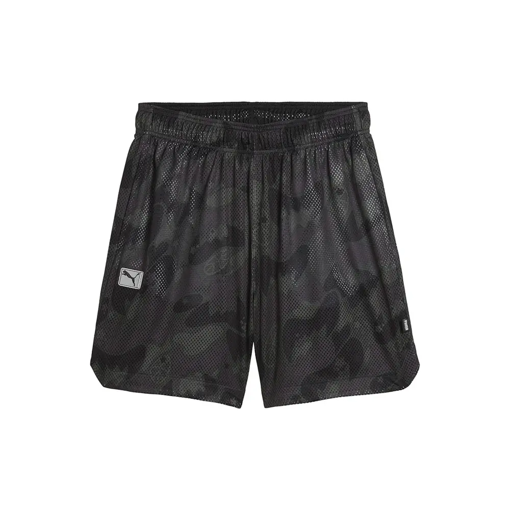 PUMA Mens Jaws Camo Graphic Shorts Casual Bottoms Casual - Black