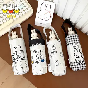 Kawaii Miffy Rabbit Umbrella Cute Cartoon Doll on Ins Portable Sun Protection Umbrella That Can Be Used in All Weather