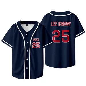 SKZ Baseball Team Jersey – World Tour Merch Unisex Korean Music Fashion T-Shirt