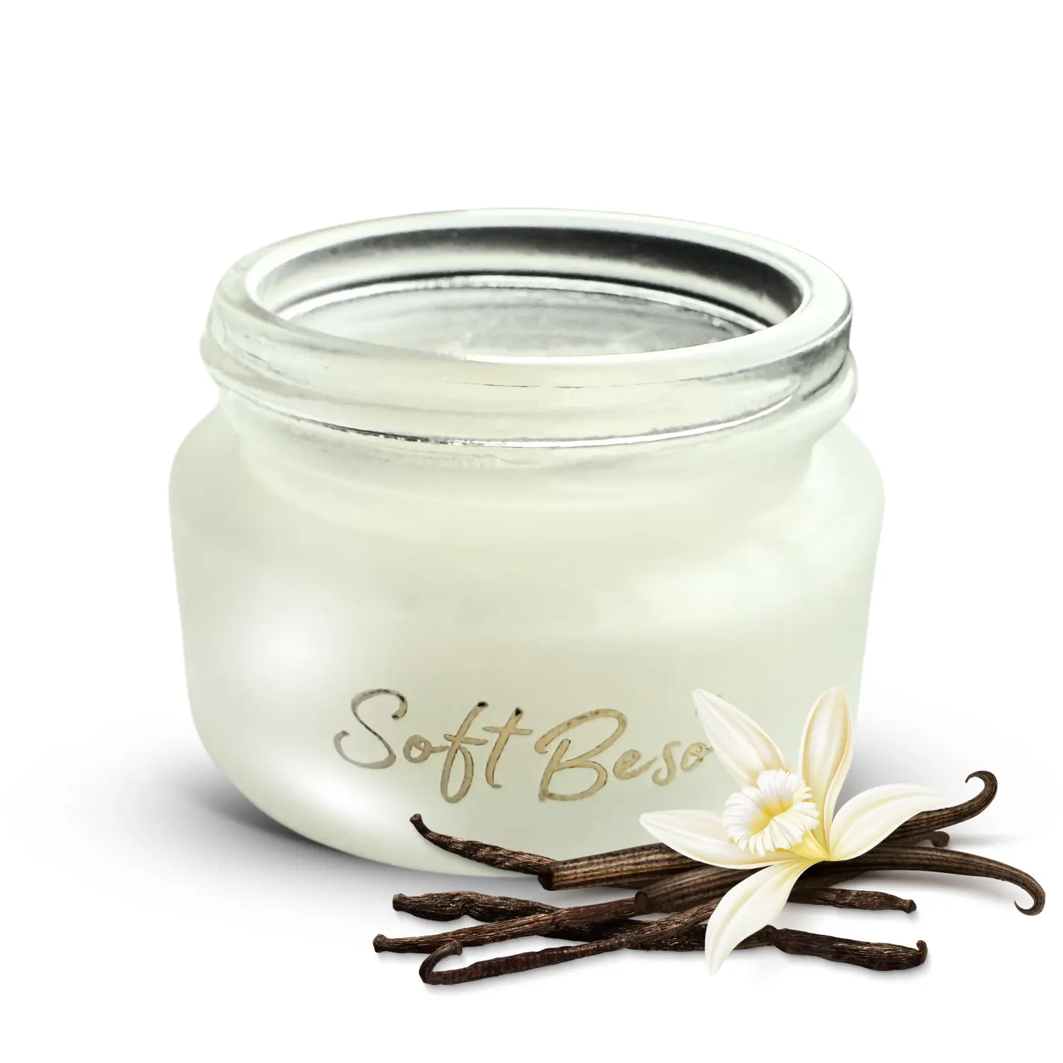 SoftBeso by AlignerOff Sugar Lip Scrub – Vanilla-Fragrance and Flavored Gentle Exfoliator for Dry, Rough, & Chapped Lips.