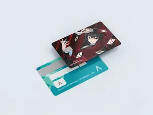 Yumeko Kakegurui Card Skin Sticker Cover - Applies over the front of your card!