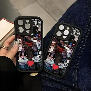 Chucky Tiffany Horror iPhone Case for Scary Movie Fans Creepy Valentine's Day Gift Compatible with iPhone 11/12/13/14/15/16 (Pro Max/Plus)