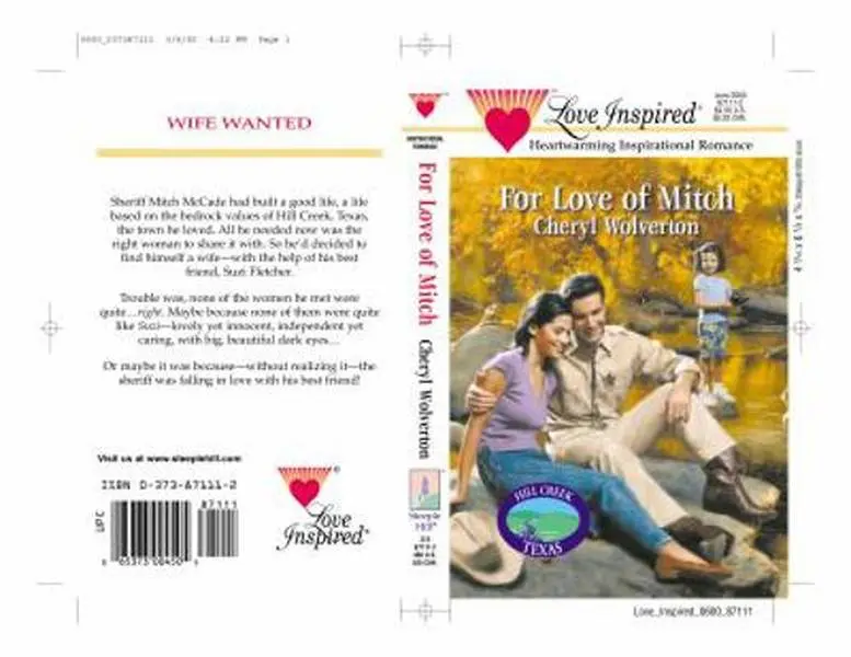 USED-For Love of Mitch (Hill Creek, Texas Series #3) (Love Inspired #105) by Cheryl Wolverton (Unknown)