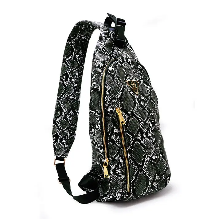 Mint Cobra Sling Bag (Black)