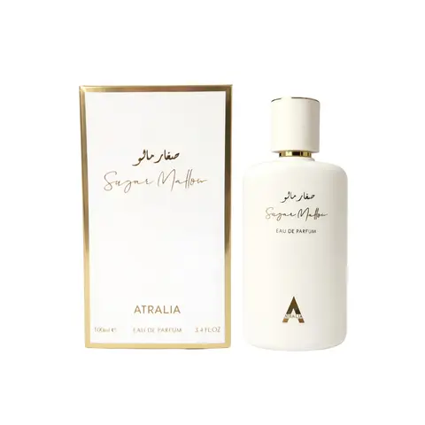 Women's Atralia Sugar Marshmallow Eau de Parfum - 3.4 fl oz Floral Scented Perfume for Women, Sweet Cozy Elegant Vibe Personal Care with Creamy Vanilla, Cotton Candy, Caramel Musk, Warm Sandalwood, Box Included