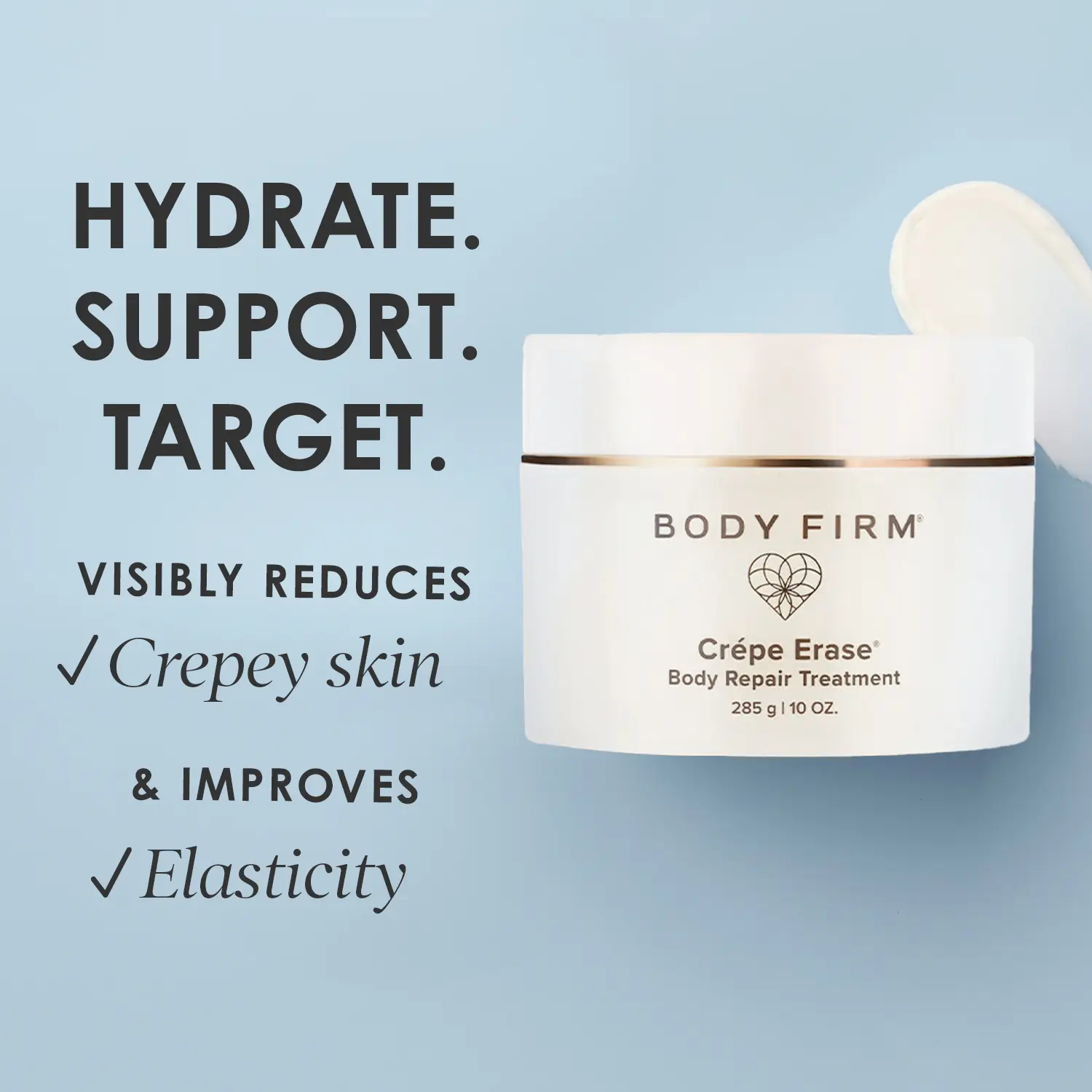 Crépe Erase by The Body Firm | Body Repair Treatment | Age-defying treatment with TruFirm Technology | 72-Hour Hydration | 12 Super Hydrators for Firmer, Smoother Skin