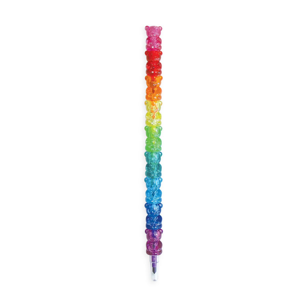 Bunch O' Bears Gummy Bear Stacking Crayon - Set of 9