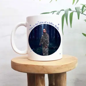Robert Pattinson Twilight Meme Mug, This Is The Skin Of A Killer Bella, Jacob Twilight Coffee Cup, Twilight Saga Ceramic Tea Mug