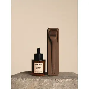 Bur Bur Growing Season Derma Roller & Botanical Hair Treatment Bundle