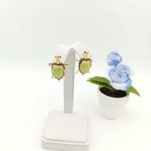 Yordy Turtle Earrings for Women 14k Gold Plated High Quality Fashion Jewelry Gift Idea