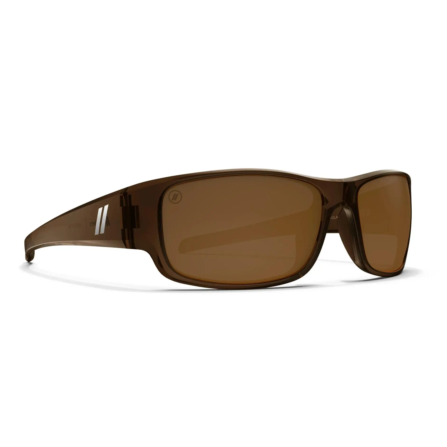 Blenders Eyewear Coffee Men's Lifestyle Sunglasses, Medium-Large Fit, Gloss Brown Frame with Polarized PureBlend Amber Lens, 100% UV Protection, Fashionable Sunglasses, Men's Sunglasses