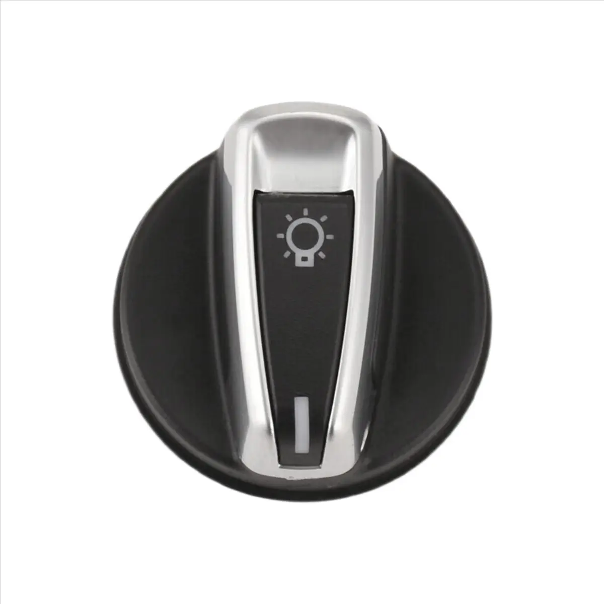 ABS Front Headlight Rotation Switch Button (1pc) Car Interior Accessory for BMW 1-Series E88 E82 3-Series E90 E91 LCI X1 E84, High Quality, Durable, Non-Fading Color, Direct Fit, Perfect Match, 3.2cm x 2.2cm Aftermarket Part, Part No. 9169405 61319169405