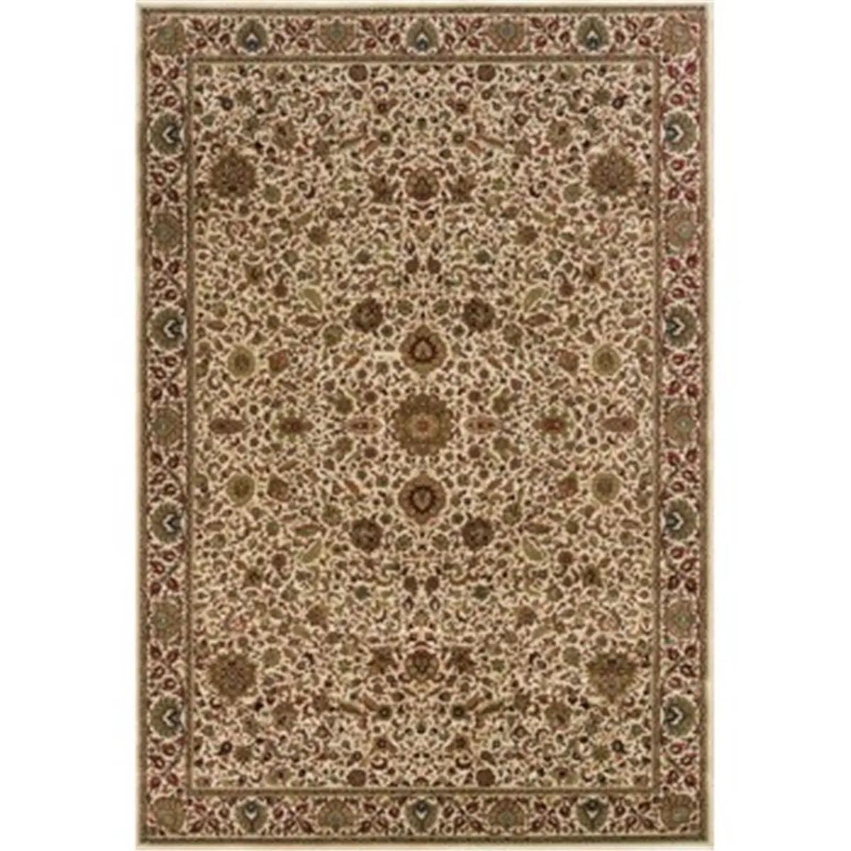 Oriental Weavers Ariana 172W3 Indoor Rectangle Rug - 2 ft. x 3 ft., Ivory/Green, Polypropylene, Warm Inviting Feeling, Natural Focal Point, Versatile Design Element