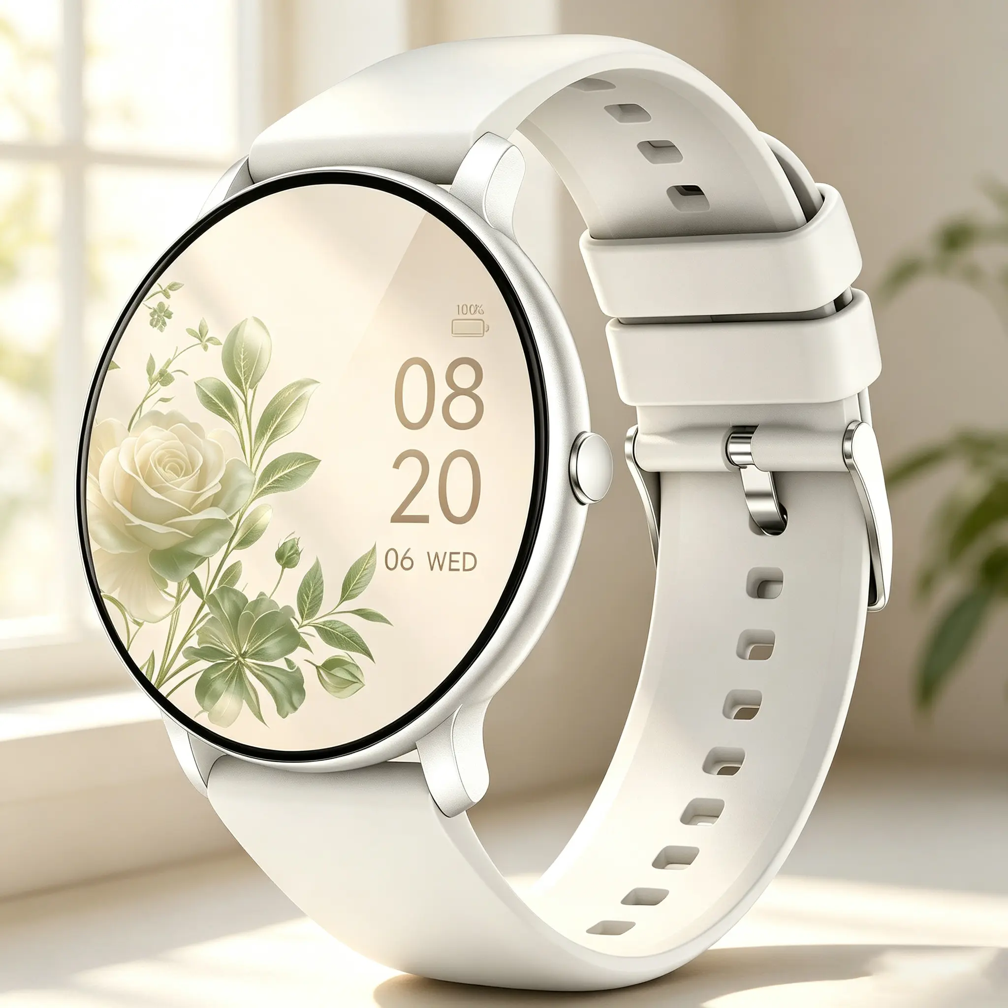 2026 New Smart Watch - Large Screen, Daily Timekeeping, Message Reminders, App Alerts, iOS/Android Compatible, Multiple Color Options, Ideal Gift for Special Occasions