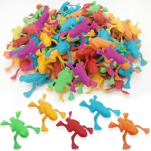 Jump n Leap Frog Toy - 130 Pack of 2" Assorted Colors, Cool Jumping Frogs for Kids - Vibrant Color Variety - Fun Party Favors, Goody Bag Fillers, Contest Prizes for Girls and Boys