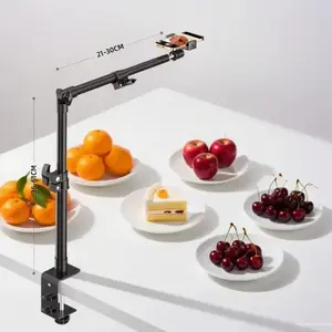 360° Rotating Phone Holder, Universal Lazy Long Arm Stand, Adjustable Installation, Bed & Desk Mount, Photography Accessories, Live Streaming Support