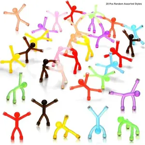20-Piece Magnetic Toy Set, Colorful Creative Fridge Magnets Cute, Refrigerator Decoration Magnets, Buildable Fidget Toys for Fun Decoration on Fridges, Doors and Office