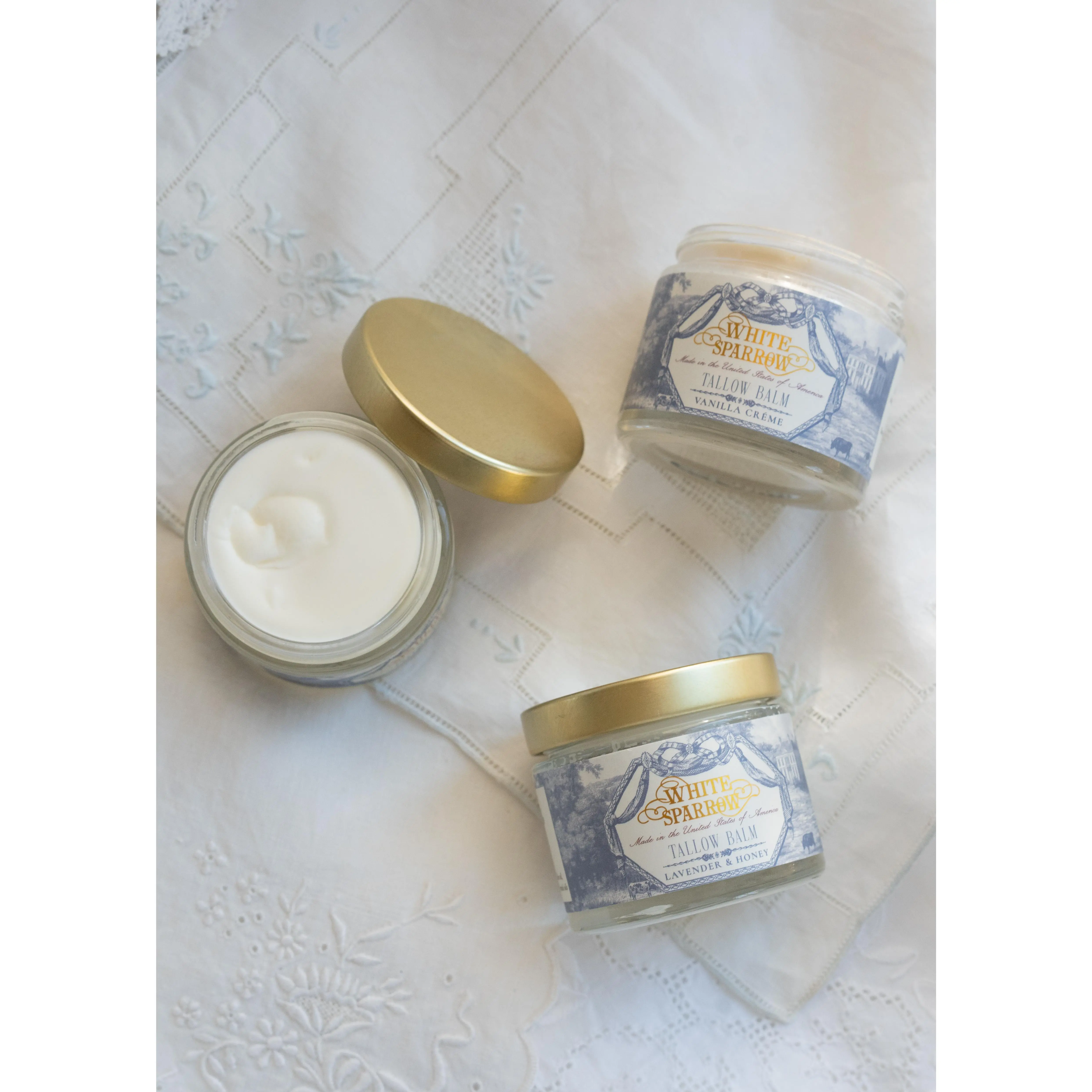Apothecary Trio - Our Top 3 selling Grass-Fed Whipped Tallow Balm Bundle: Citrus Bouquet, Vanilla Cremè, and Lavender & Honey