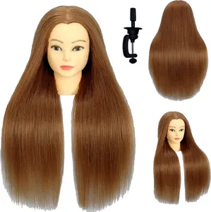 Ustar Cosmetology Mannequin Head Hair Training Synthetic 26" #30 Color