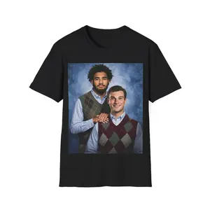 Elijah Sarratt & Fernando Mendoza Step Brothers Indiana Football T-Shirt Unisex Short Sleeves Classic Fit High Quality Gift