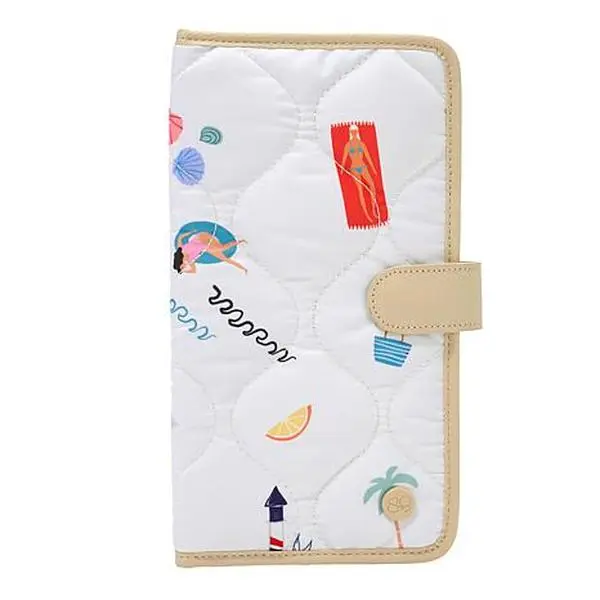 Samantha Brown Quilted Nylon Organizer Wallet
