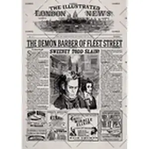 Sweeney Todd The Demon Barber of Fleet Street Newspaper Poster