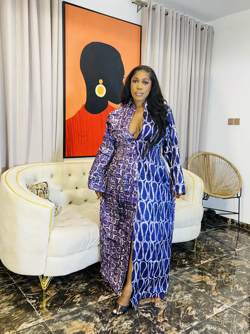 Zuri African bubu dress| Silk Kaftan| Tie Dye Kaftan| Tie Dye Boubou| bubu  dress| Silk Adire bubu Dress| Casual Wear | Summer Batwing Womenswear Chic  - TikTok Shop
