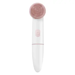 BelleandBeaucare 2-in-1 Facial Cleansing Brush, Silicone Facial Scrubber, Manual Dual Face Wash Brush for Deep Pore Exfoliation, Massaging