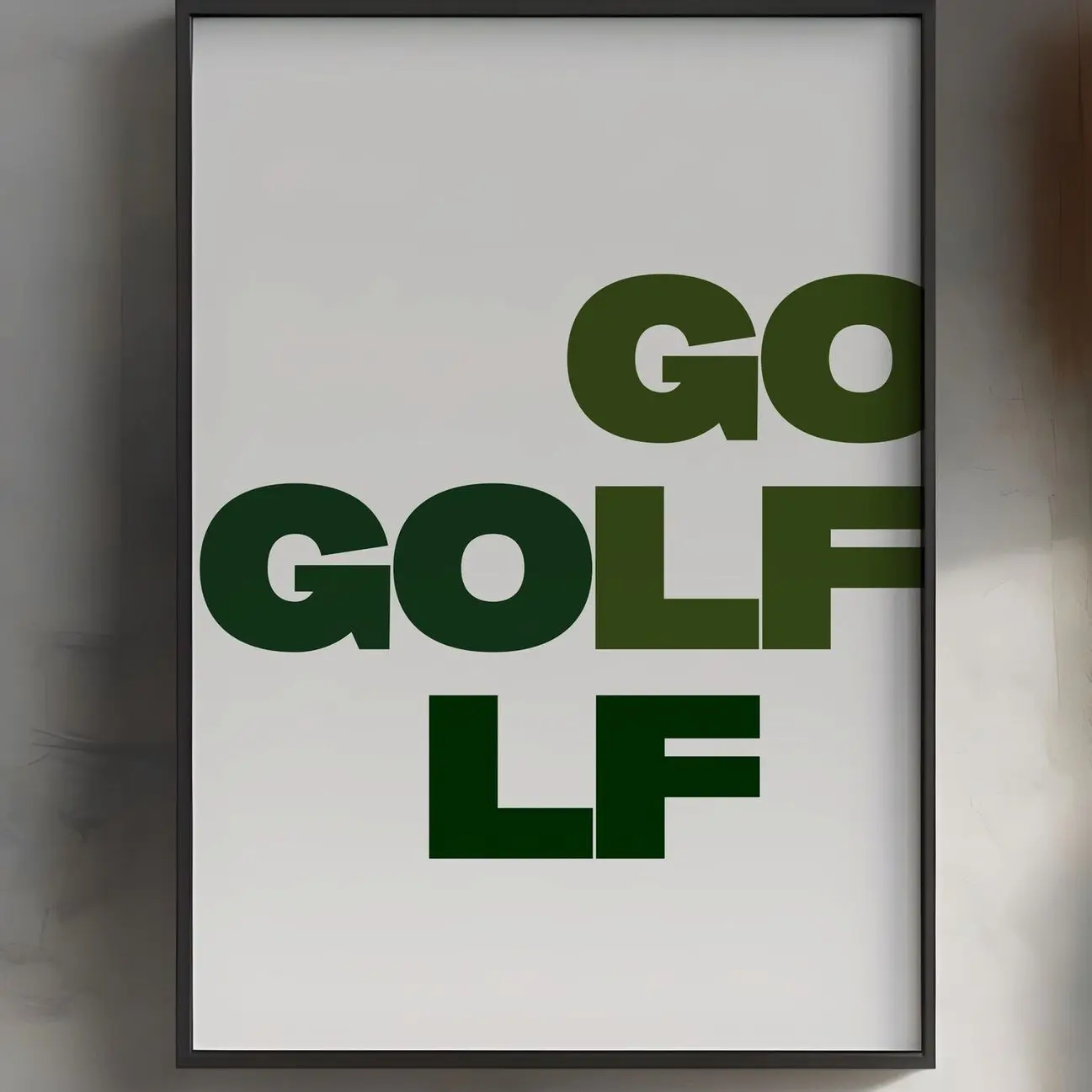 GOLF Typography Poster - Golf Posters, Golf Prints, Modern Golf Poster, Golf Office Decor, Golf Wall Art, Golf Fan Gift, Golf Poster