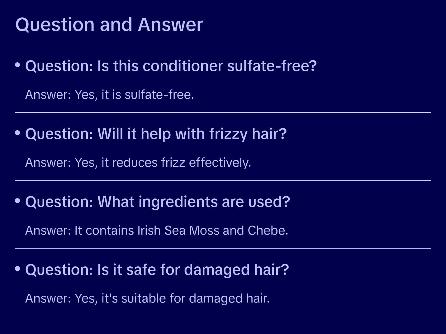 NaturAll Sea Moss & Chebe Conditioner - Sulfate-Free Anti-Frizz Formula to Moisturize, Detangle & Soften Dry Hair (8.5 Oz)