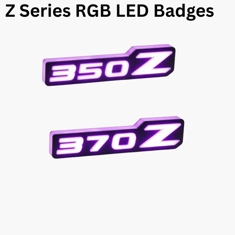 Nissan 350Z & 270Z RGB LED Emblem Badge Decoration Car Accessories Bluetooth App-Controlled & Multicolor