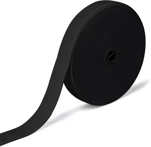 Elastic Band Sewing 3/4 Inch x 12 Yard High Elasticity Sewing Elastic Bands Waistbands Pants Clothes and Crafts DIY Black