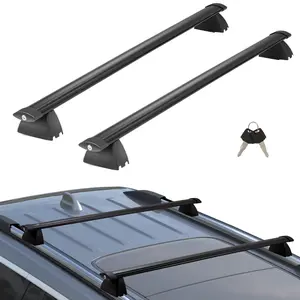 VEVOR Roof Rack Cross Bars,  Compatible with 2011-2021 Jeep Grand Cherokee with Grooved Side Rails, 200lbs Load Capacity, Aluminum Crossbars with Locks, for Rooftop Cargo Carrier Bag Luggage Kayak Bike