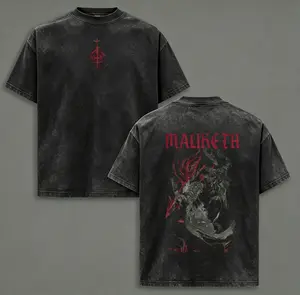 Limited Edition Elden Ring Game Anime Double Printed Lightweight Acid Washed , Gift For game lover MALIKETH Menswear Top Cotton Shirt cape let bee polo bundle eugene emo clothes unknown jones new york outfit affliction good graphic tees