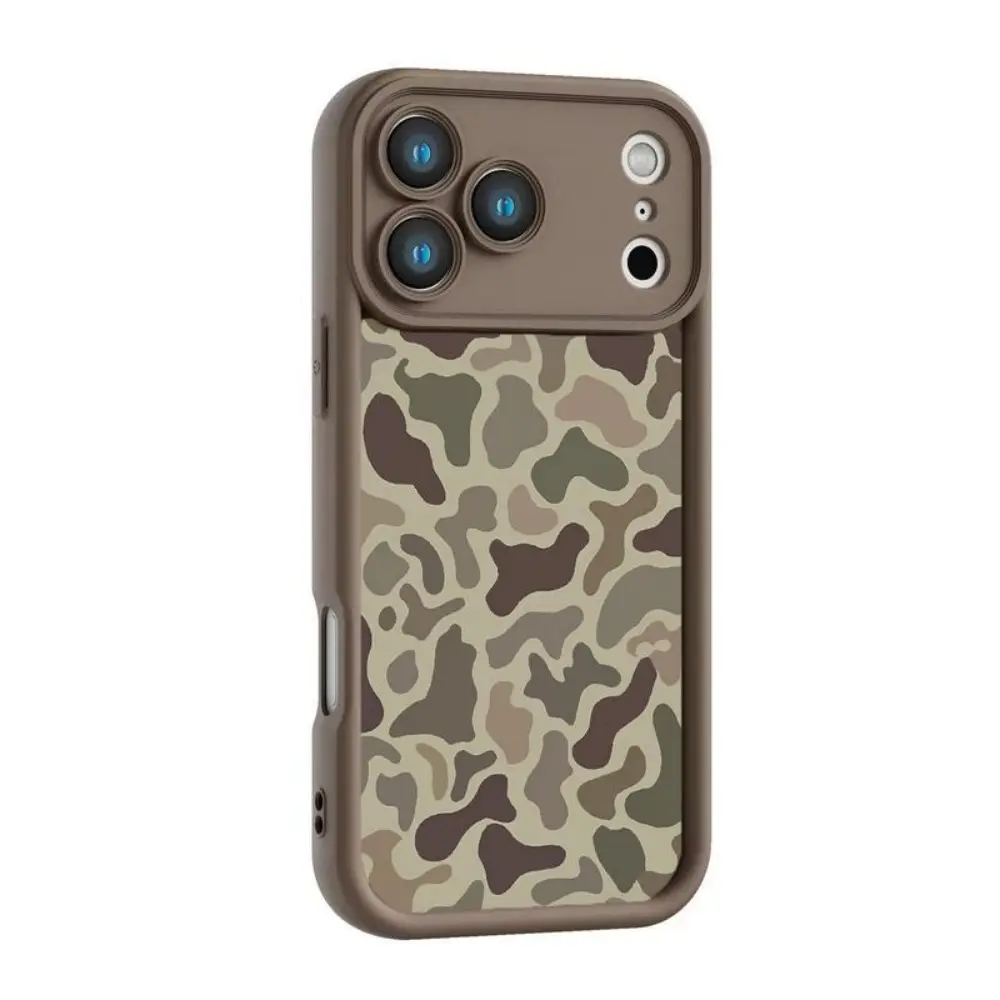 2026 New Hyperrealism Camo Pattern Sika Deer Soft Durable Elegant Shockproof Rubber Smartphone Case - For iPhone 11-17 Series (Air, Pro, Pro Max), Hunter Gift, Handheld Device Accessory