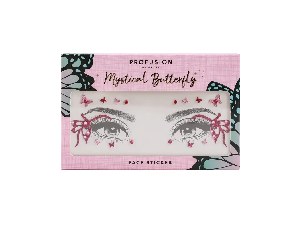 Empowered Butterfly | Mystical Butterfly Face Stickers
