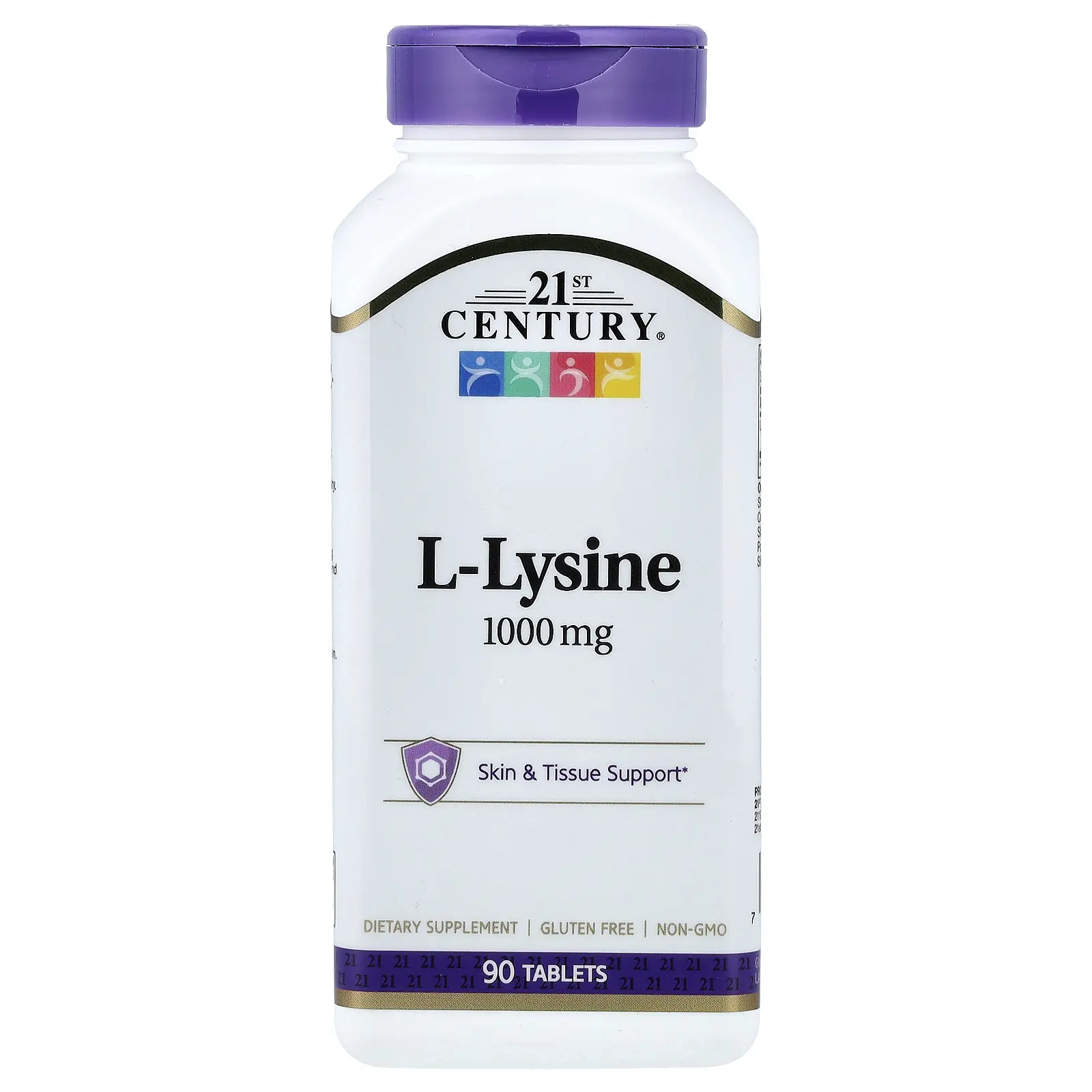 21st Century L-Lysine, 1,000 mg, 90 Tablets 21st Century L-Lysine, 1,000 mg, 90 Tablets