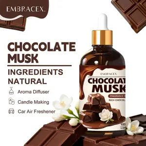 100ML Chocolate Musk Essential Oils, Body Massage, Home Decor, Office Supplies, Humidifier, Diffuser, Long-Lasting Scent, Holiday Gift